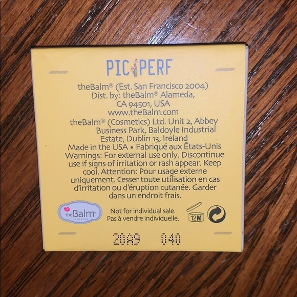 Auto balm pic perf eye shadow theBalm - Picture 3 of 3